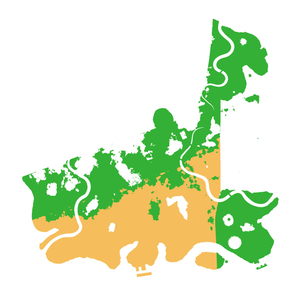 Biome Rust Map: Procedural Map, Size: 4000, Seed: 1305335188