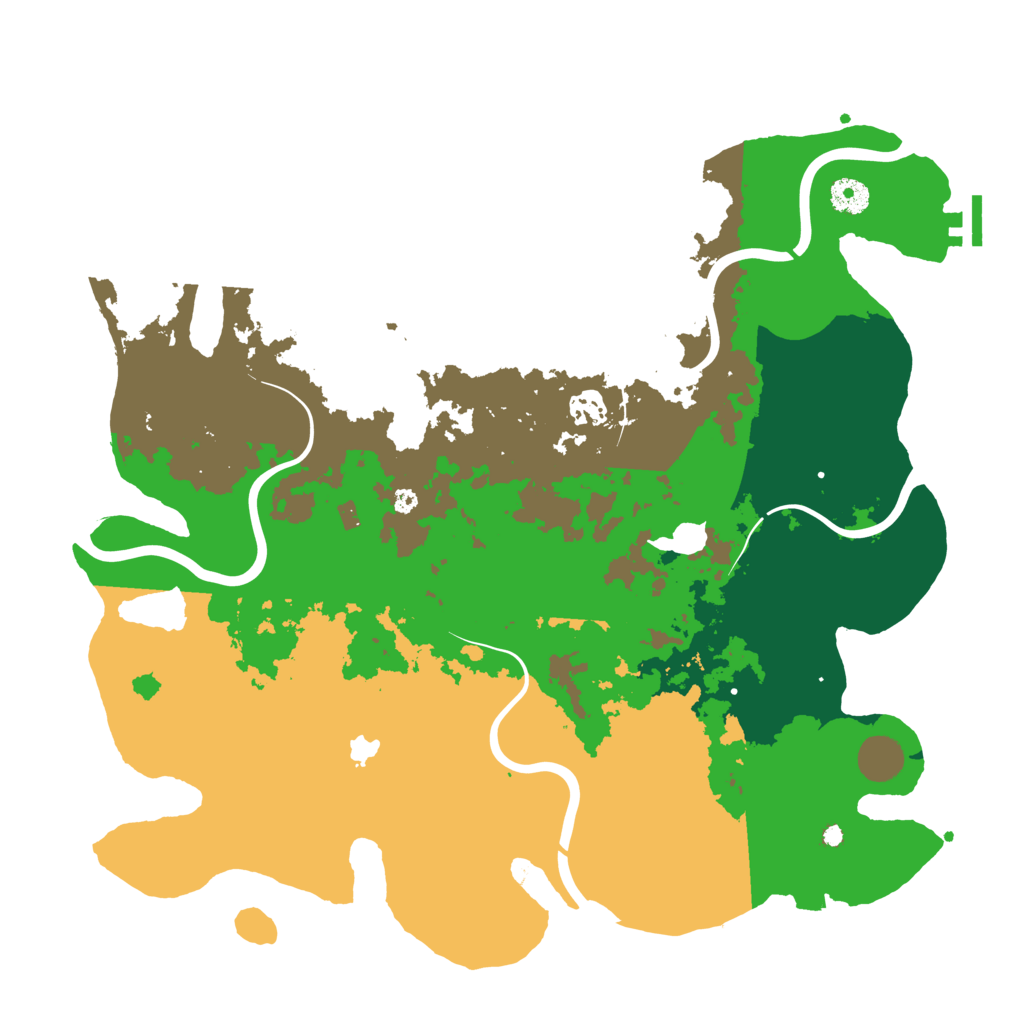 Biome Rust Map: Procedural Map, Size: 4050, Seed: 579499590