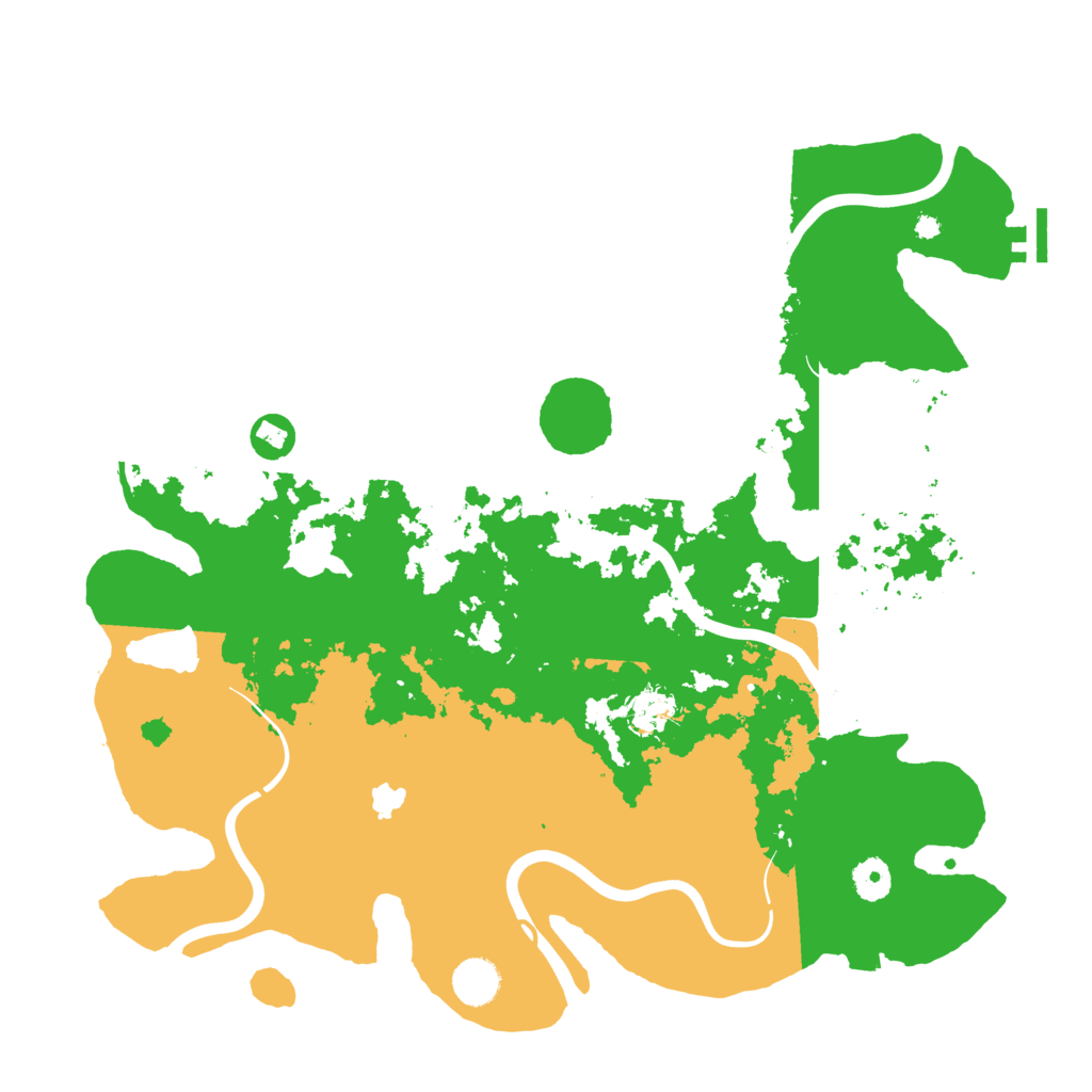 Biome Rust Map: Procedural Map, Size: 4050, Seed: 579499590