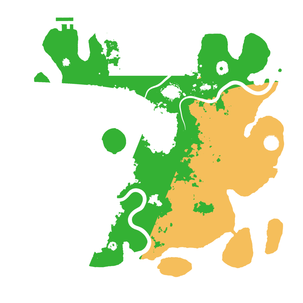 Biome Rust Map: Procedural Map, Size: 3500, Seed: 1325176994