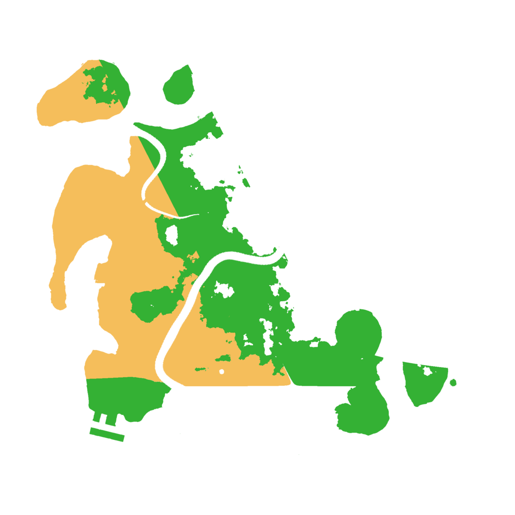 Biome Rust Map: Procedural Map, Size: 3000, Seed: 465810637