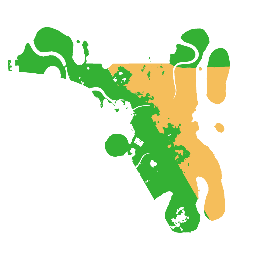 Biome Rust Map: Procedural Map, Size: 3000, Seed: 21703762