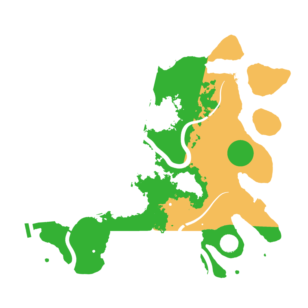 Biome Rust Map: Procedural Map, Size: 3100, Seed: 1532544584