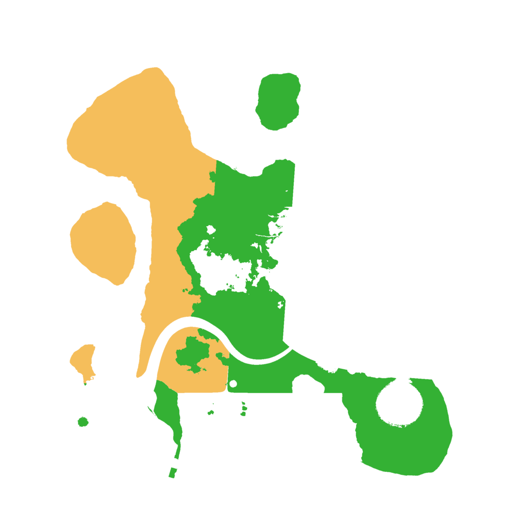 Biome Rust Map: Procedural Map, Size: 2100, Seed: 496621341