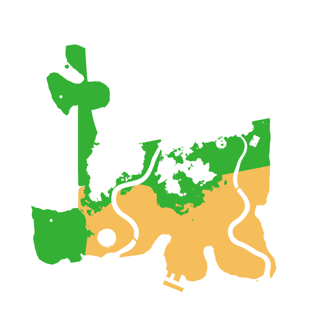 Biome Rust Map: Procedural Map, Size: 3000, Seed: 1752