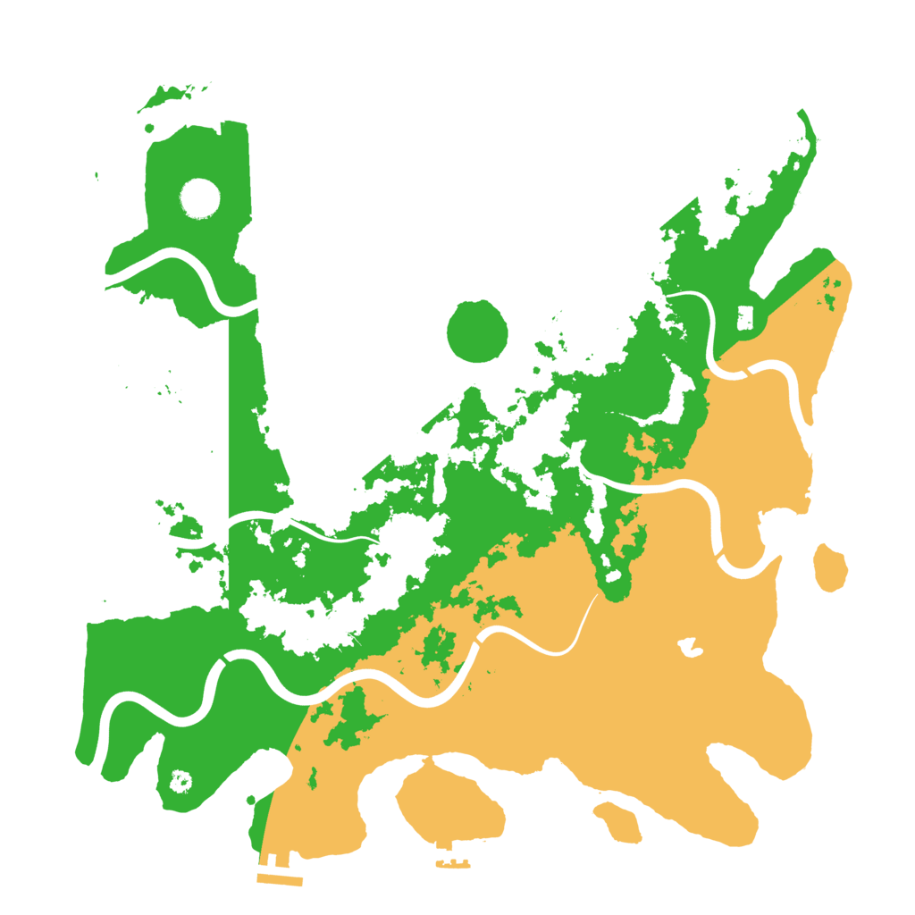 Biome Rust Map: Procedural Map, Size: 4050, Seed: 1669522410