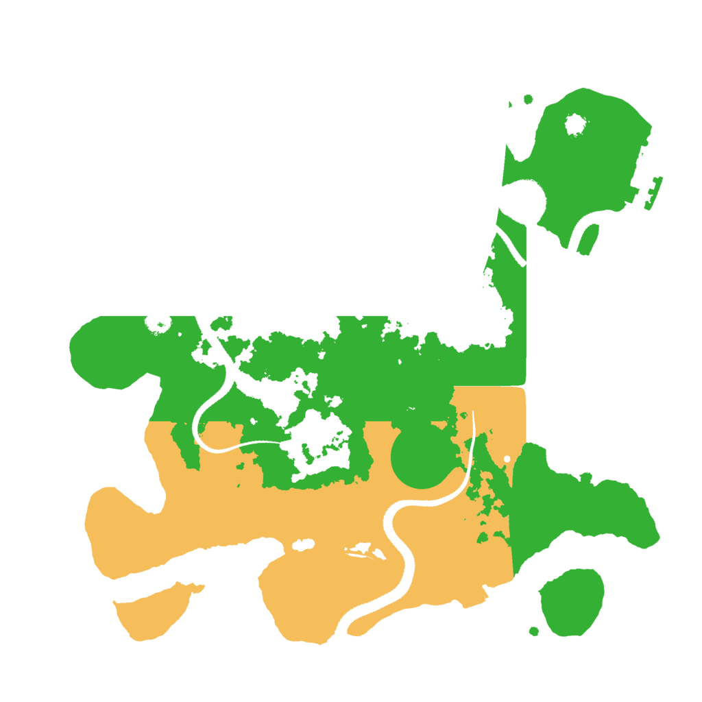 Biome Rust Map: Procedural Map, Size: 3000, Seed: 62354