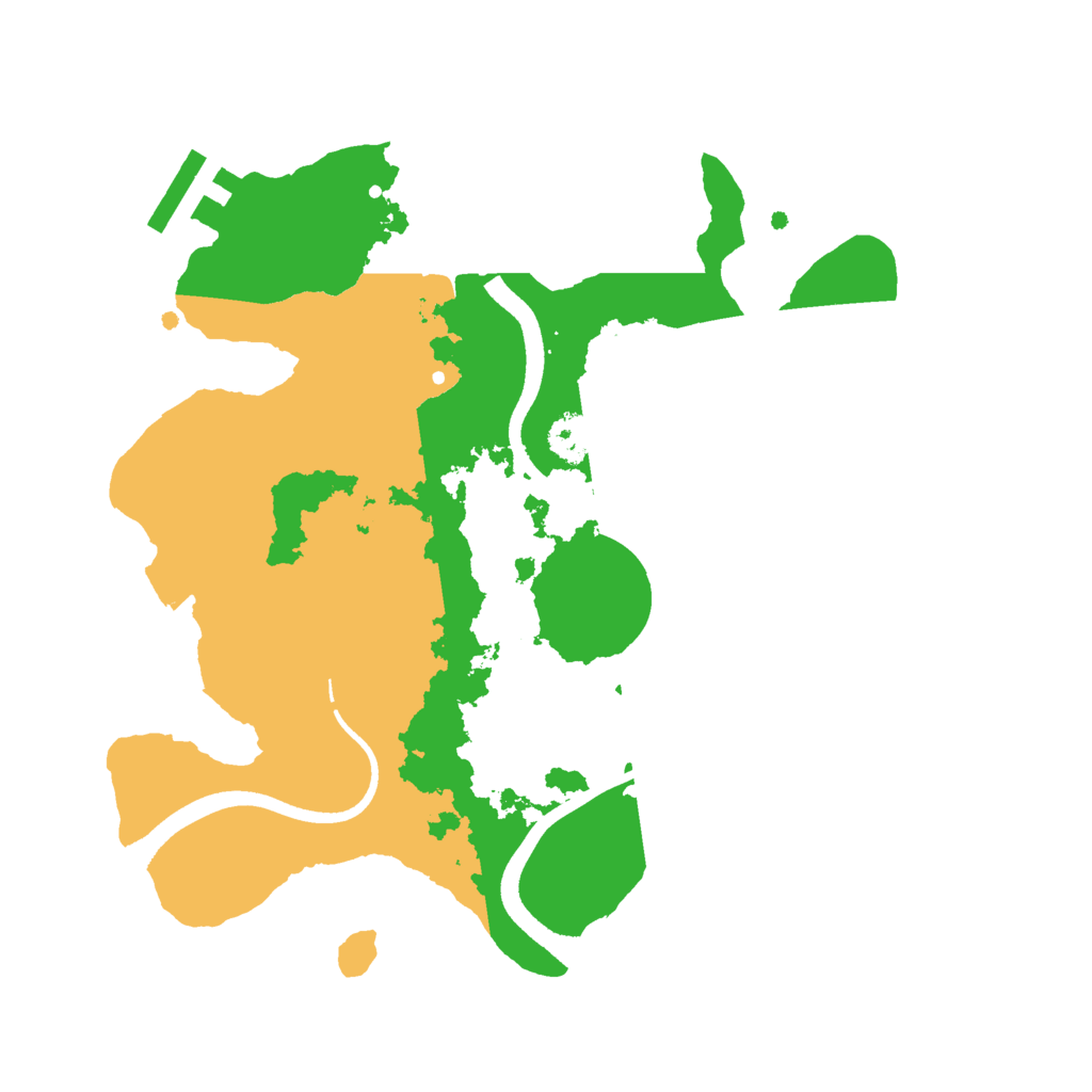 Biome Rust Map: Procedural Map, Size: 2500, Seed: 922731
