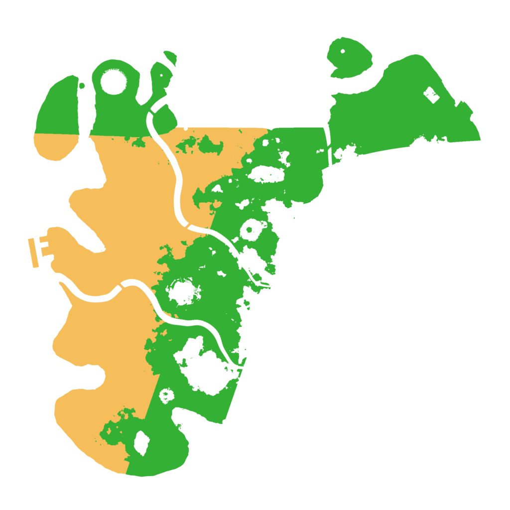 Biome Rust Map: Procedural Map, Size: 3509, Seed: 847291