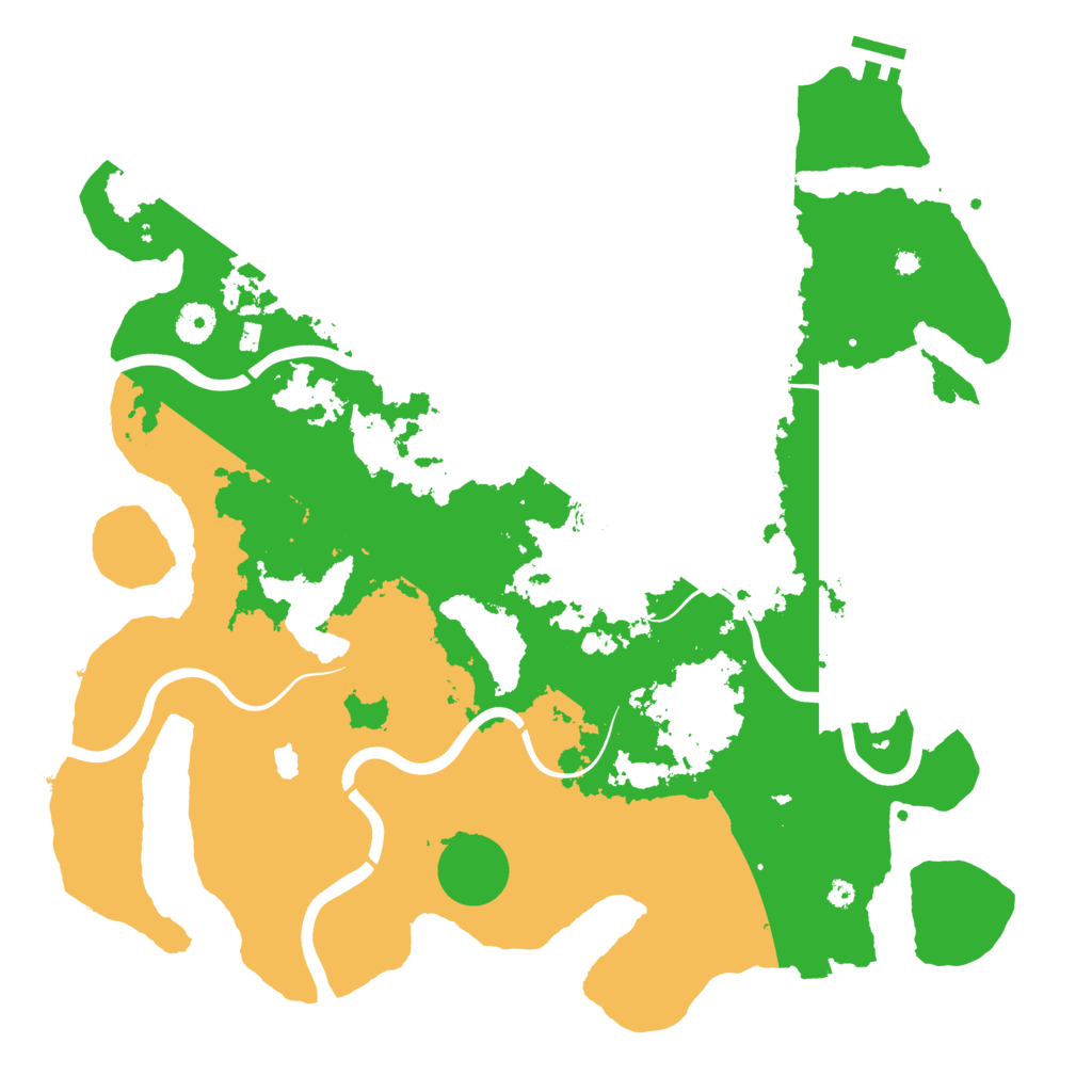 Biome Rust Map: Procedural Map, Size: 4050, Seed: 1048842038