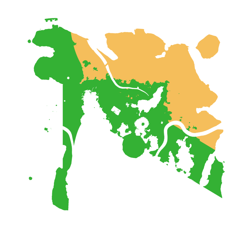 Biome Rust Map: Procedural Map, Size: 3000, Seed: 1023382598