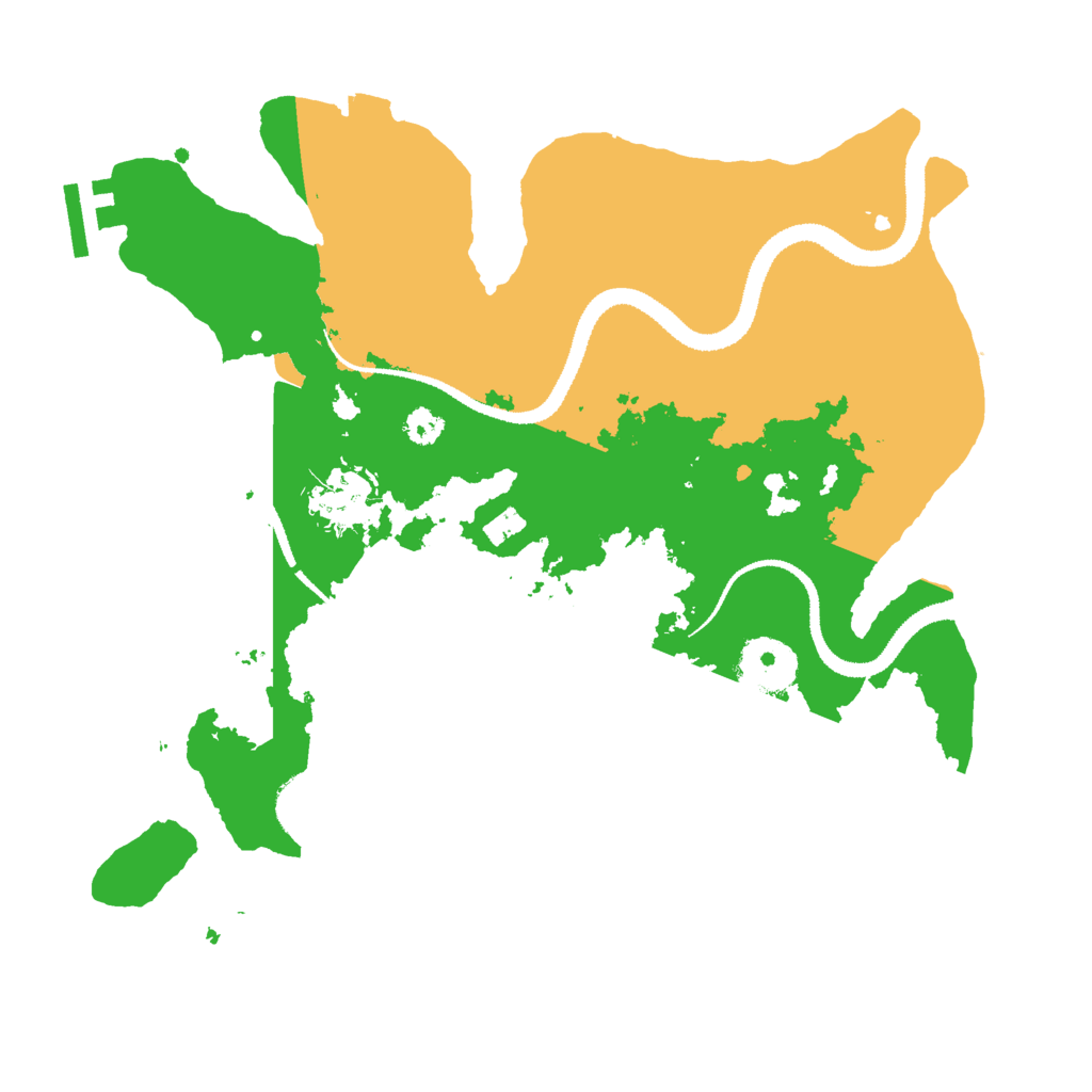 Biome Rust Map: Procedural Map, Size: 3000, Seed: 24156