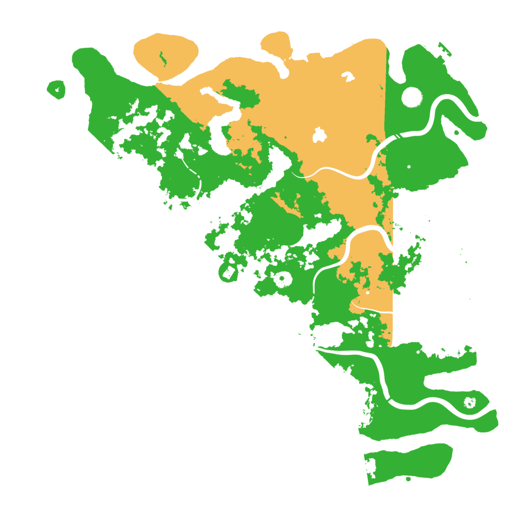 Biome Rust Map: Procedural Map, Size: 4500, Seed: 228777666