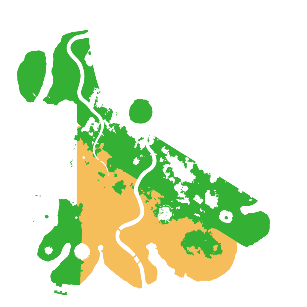 Biome Rust Map: Procedural Map, Size: 3500, Seed: 1015506779