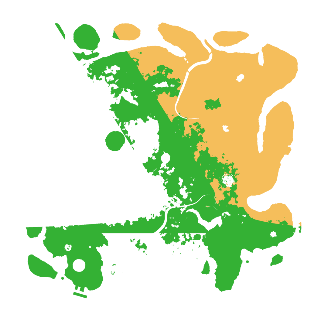 Biome Rust Map: Procedural Map, Size: 4500, Seed: 732961506