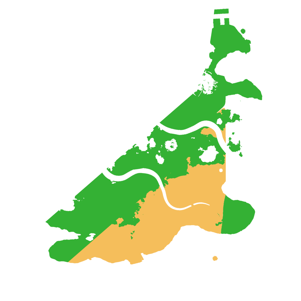 Biome Rust Map: Procedural Map, Size: 2500, Seed: 668157254