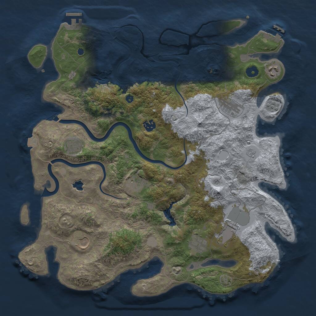 Rust Map: Procedural Map, Size: 4000, Seed: 1746005783, 15 Monuments