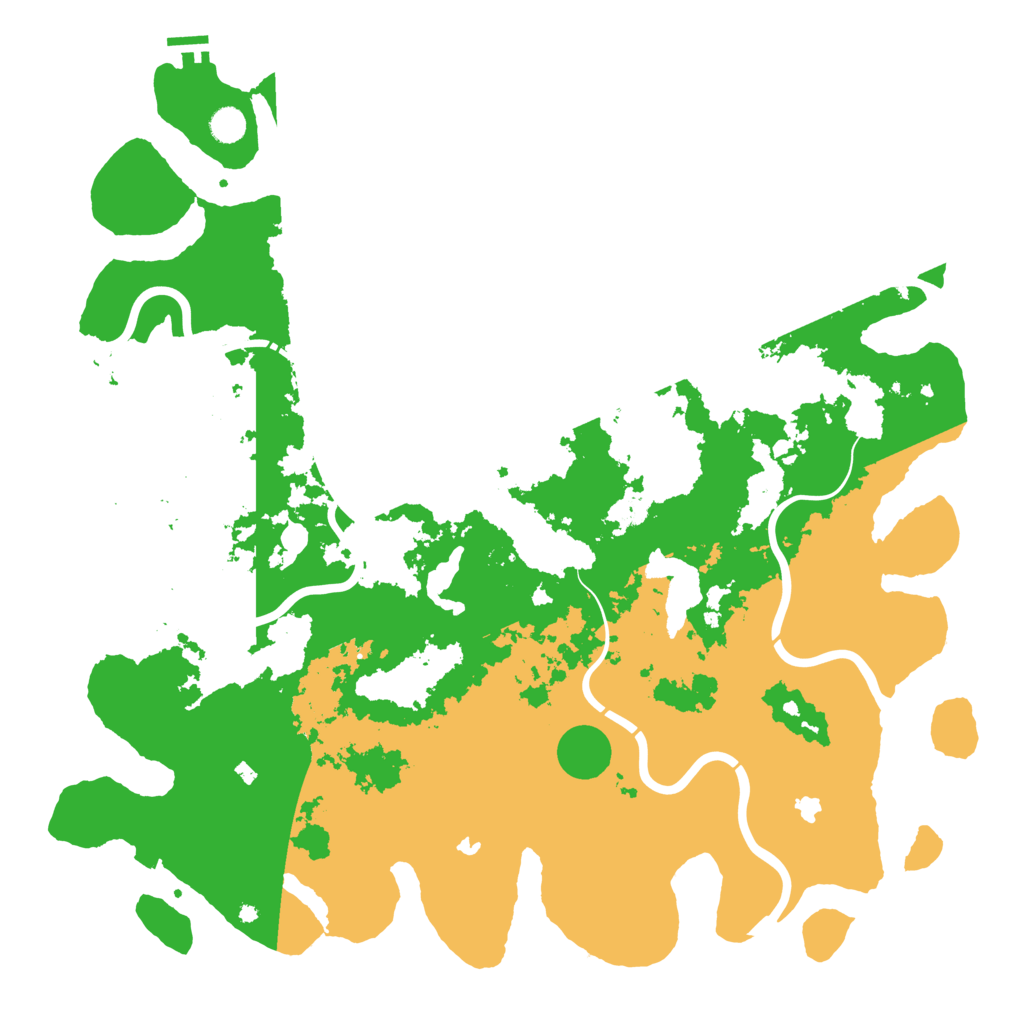 Biome Rust Map: Procedural Map, Size: 5000, Seed: 395179843