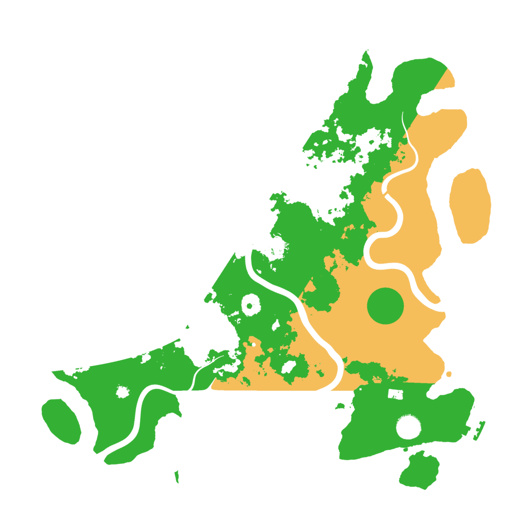 Biome Rust Map: Procedural Map, Size: 3750, Seed: 1117623285