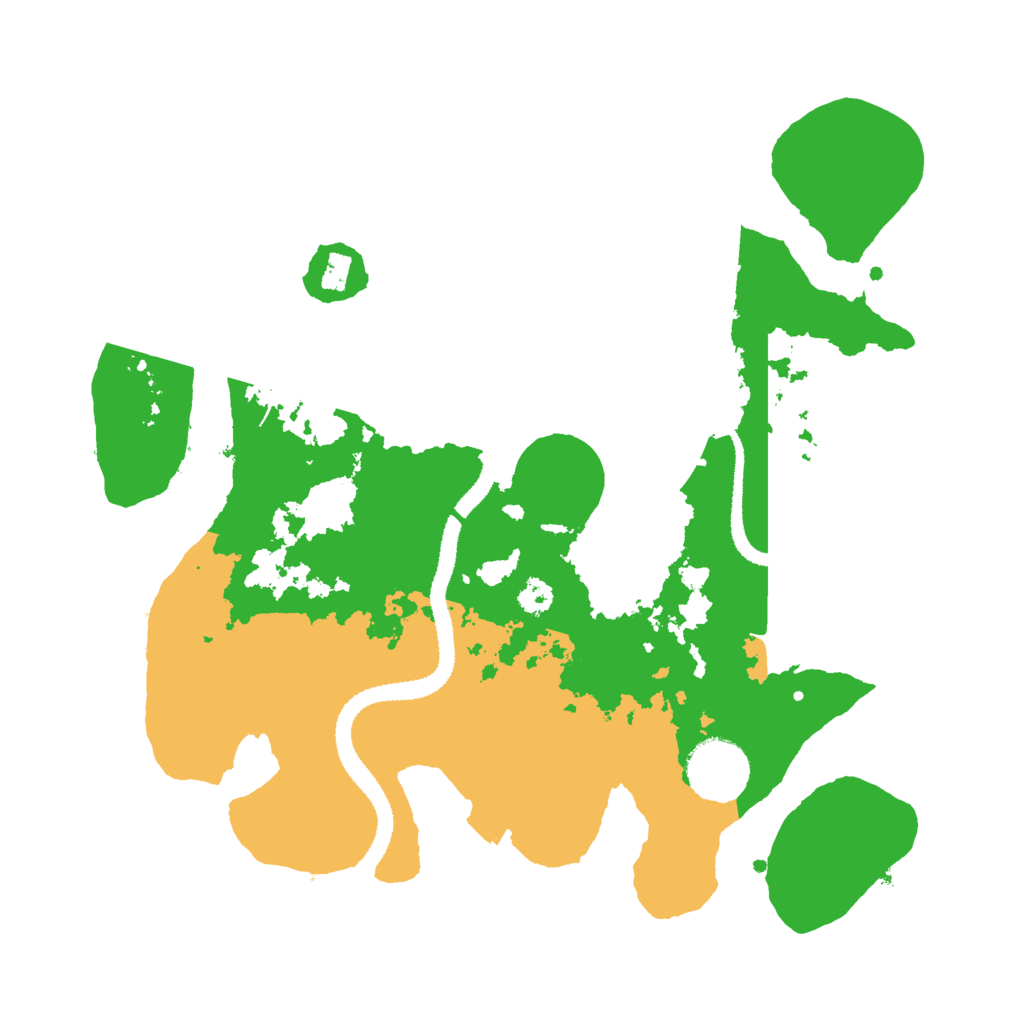 Biome Rust Map: Procedural Map, Size: 3000, Seed: 84273195