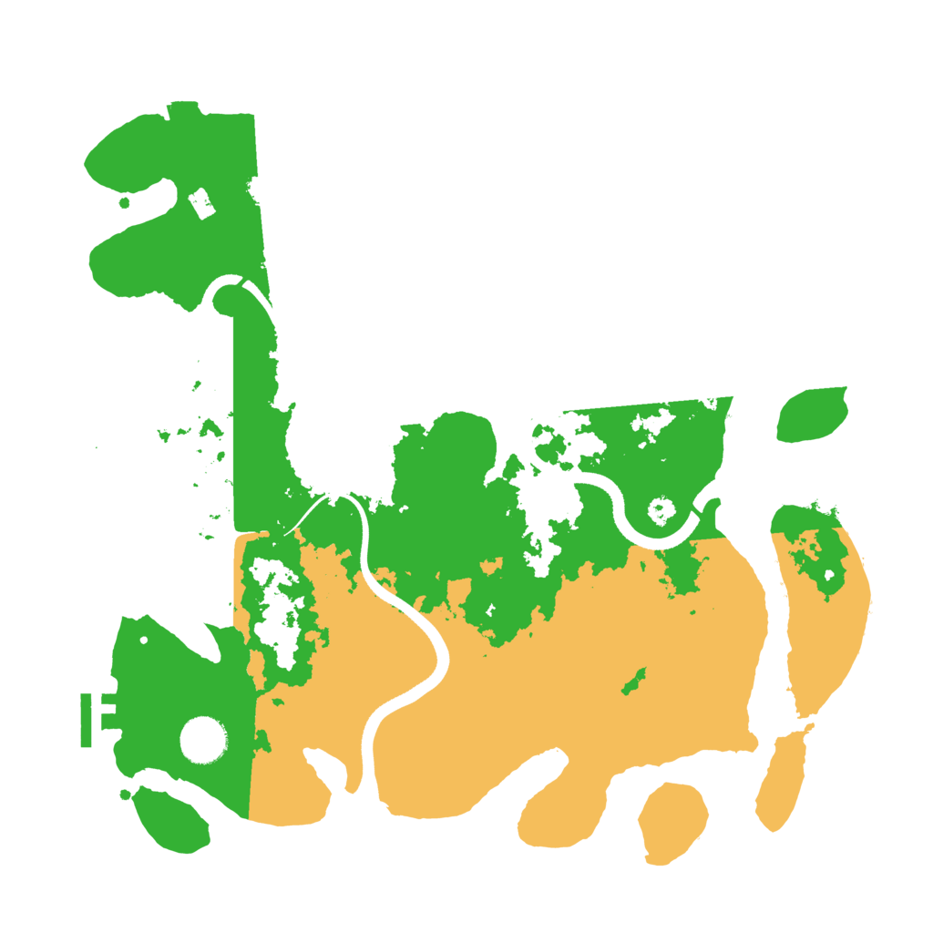 Biome Rust Map: Procedural Map, Size: 3500, Seed: 1371930556
