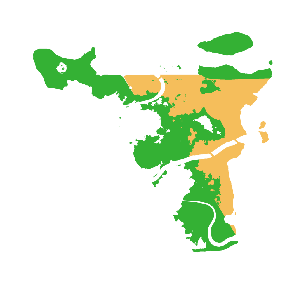 Biome Rust Map: Procedural Map, Size: 3000, Seed: 654871968