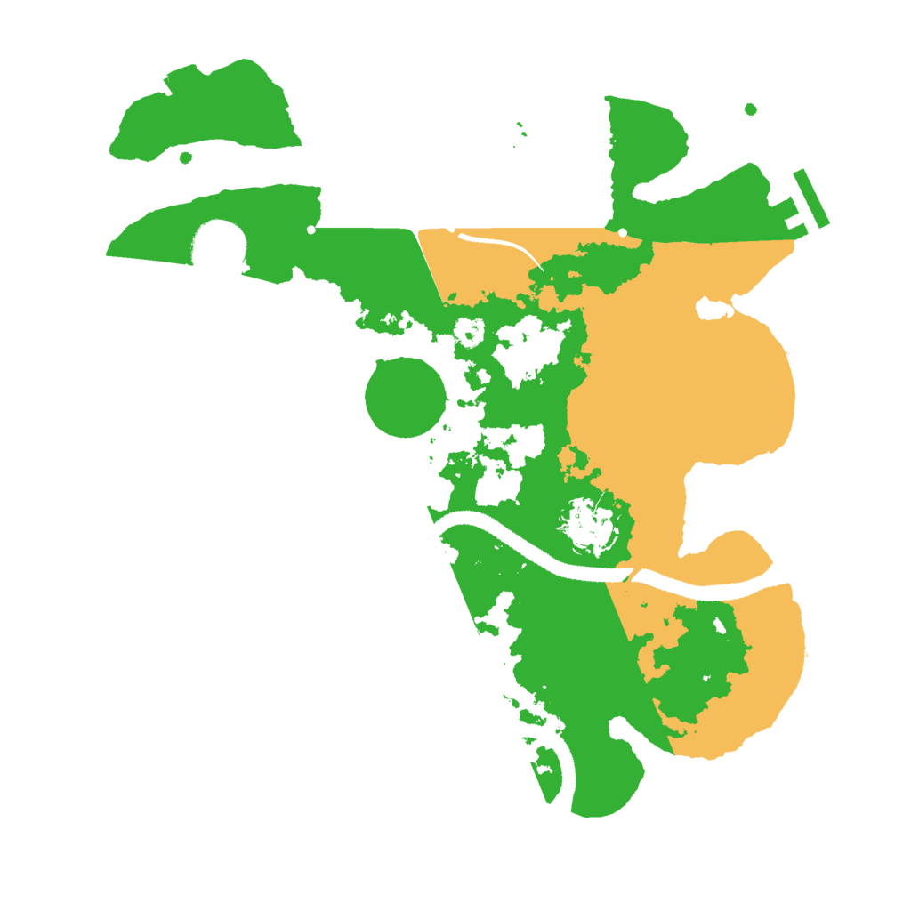 Biome Rust Map: Procedural Map, Size: 3000, Seed: 22978