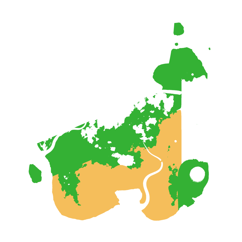 Biome Rust Map: Procedural Map, Size: 3000, Seed: 26081101