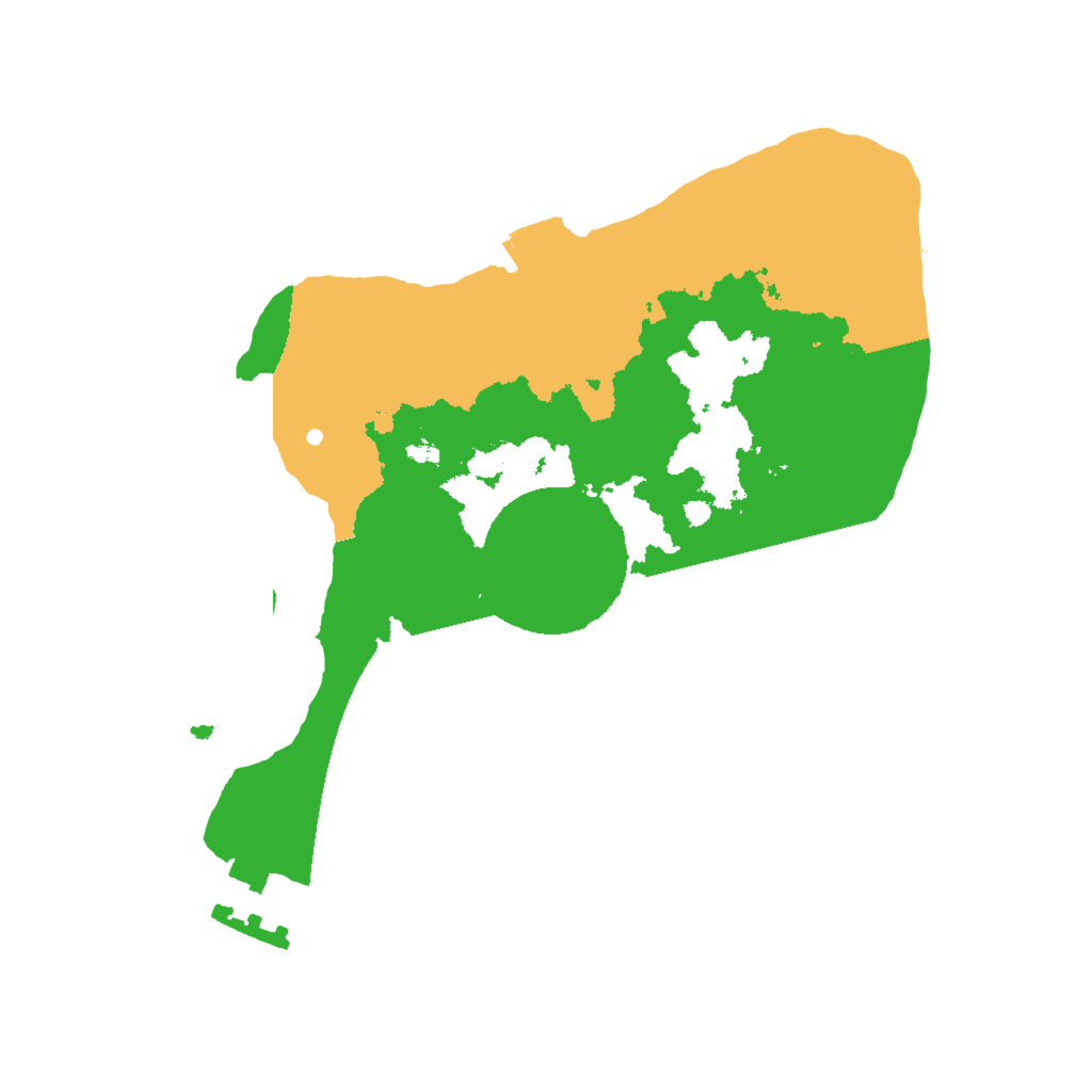 Biome Rust Map: Procedural Map, Size: 2000, Seed: 11923041