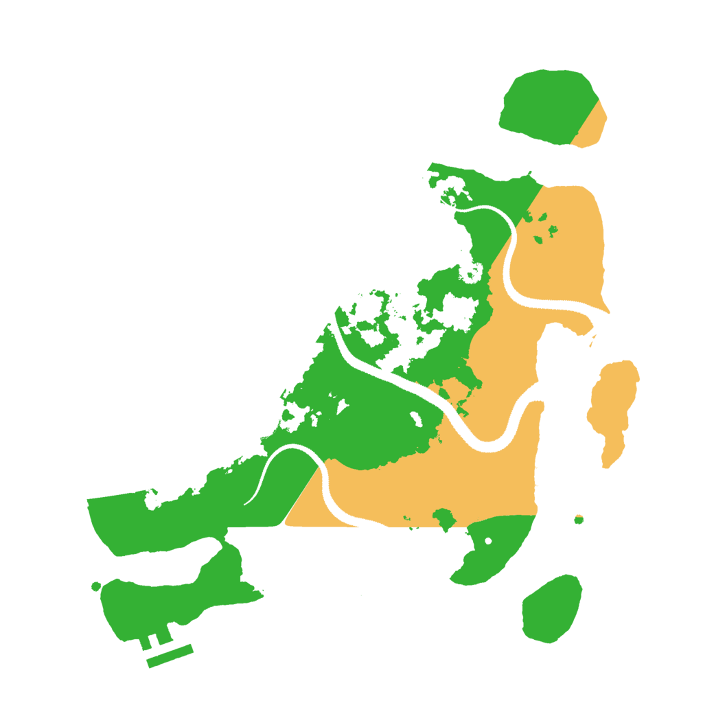 Biome Rust Map: Procedural Map, Size: 3000, Seed: 83498