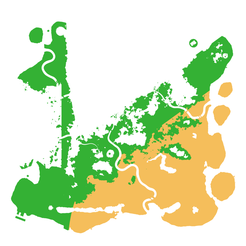 Biome Rust Map: Procedural Map, Size: 4750, Seed: 124112