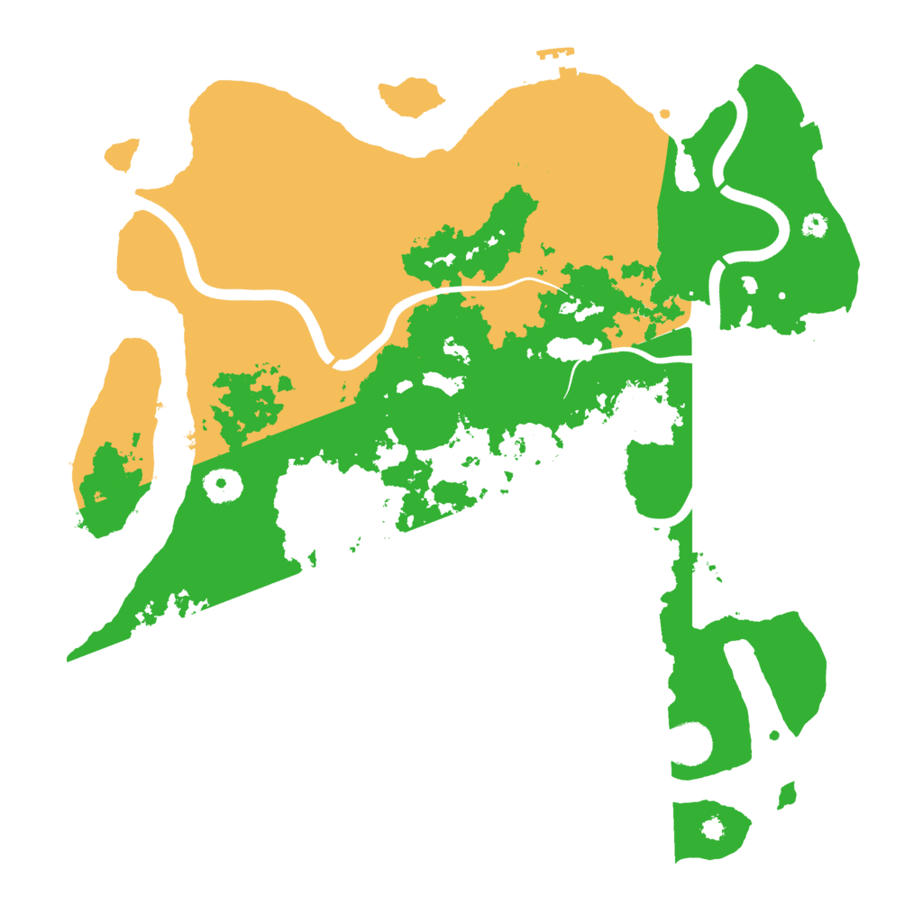 Biome Rust Map: Procedural Map, Size: 3750, Seed: 10928