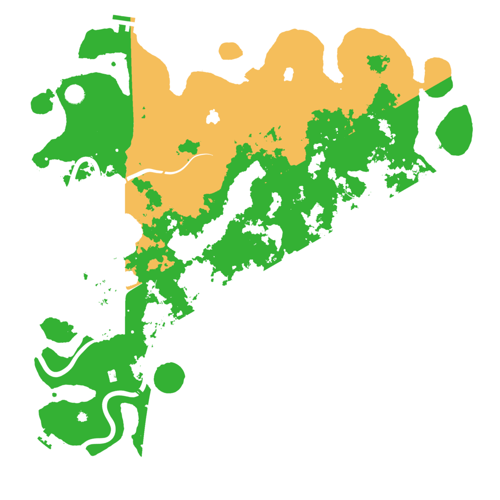 Biome Rust Map: Procedural Map, Size: 4500, Seed: 470498662