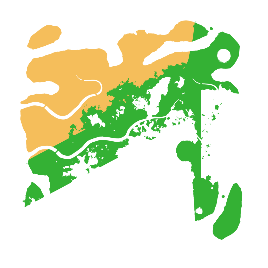 Biome Rust Map: Procedural Map, Size: 3500, Seed: 877441360