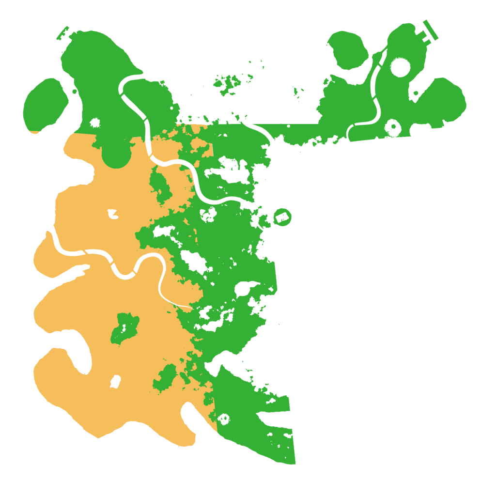 Biome Rust Map: Procedural Map, Size: 4500, Seed: 634856811
