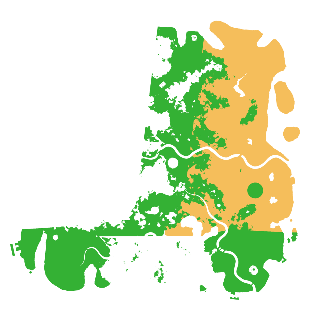 Biome Rust Map: Procedural Map, Size: 5280, Seed: 314564231