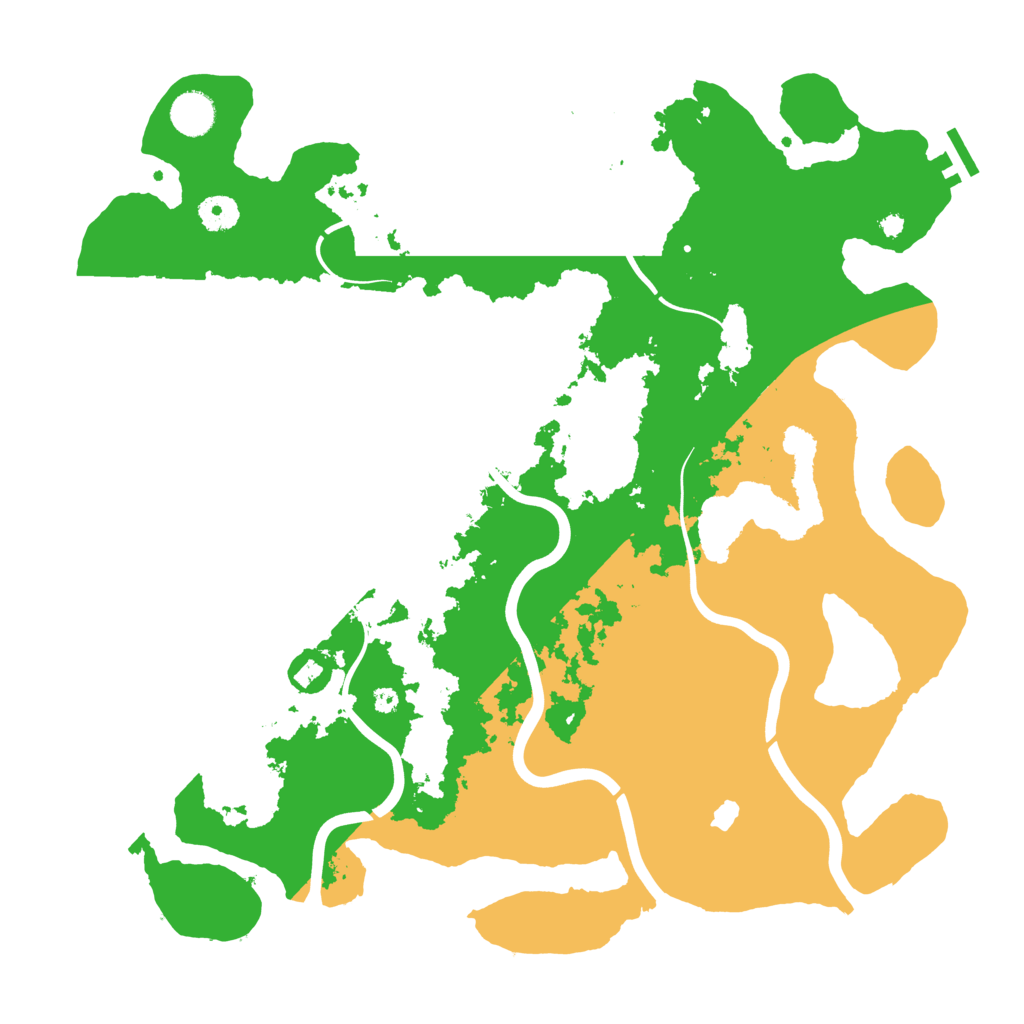 Biome Rust Map: Procedural Map, Size: 4050, Seed: 1043259913
