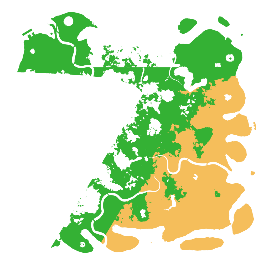 Biome Rust Map: Procedural Map, Size: 5000, Seed: 67019382