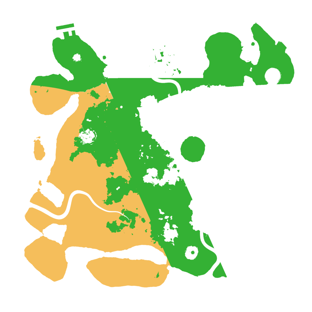 Biome Rust Map: Procedural Map, Size: 3500, Seed: 1427959313