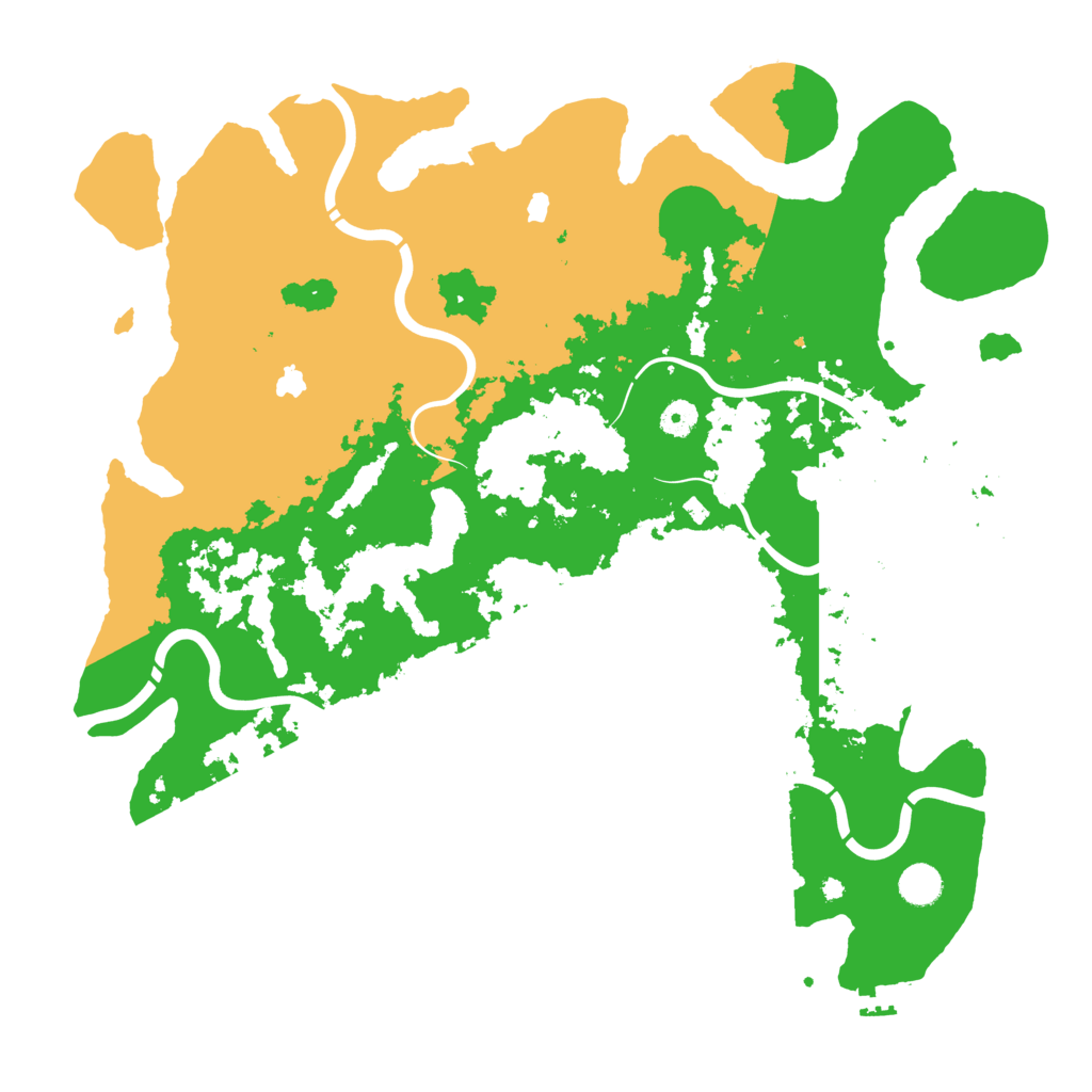 Biome Rust Map: Procedural Map, Size: 4500, Seed: 1766876152