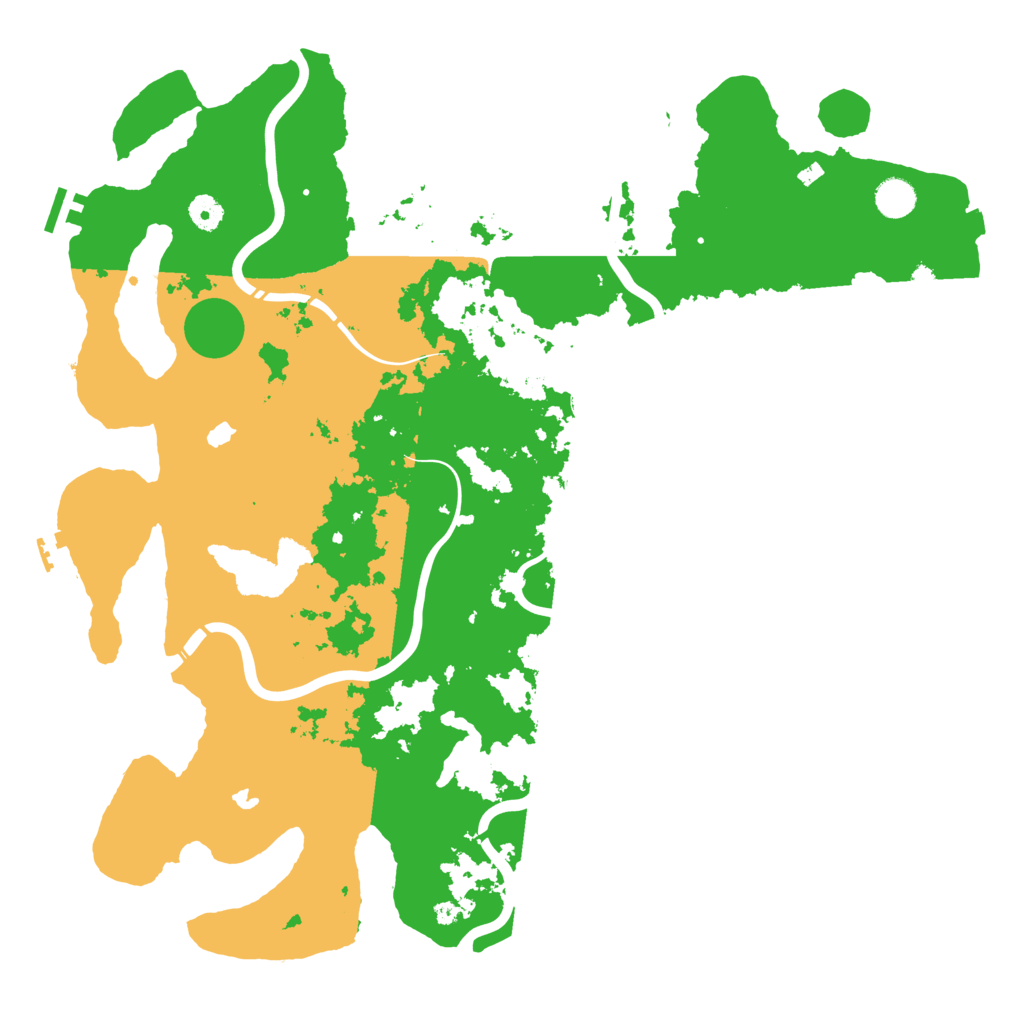 Biome Rust Map: Procedural Map, Size: 4500, Seed: 717392519