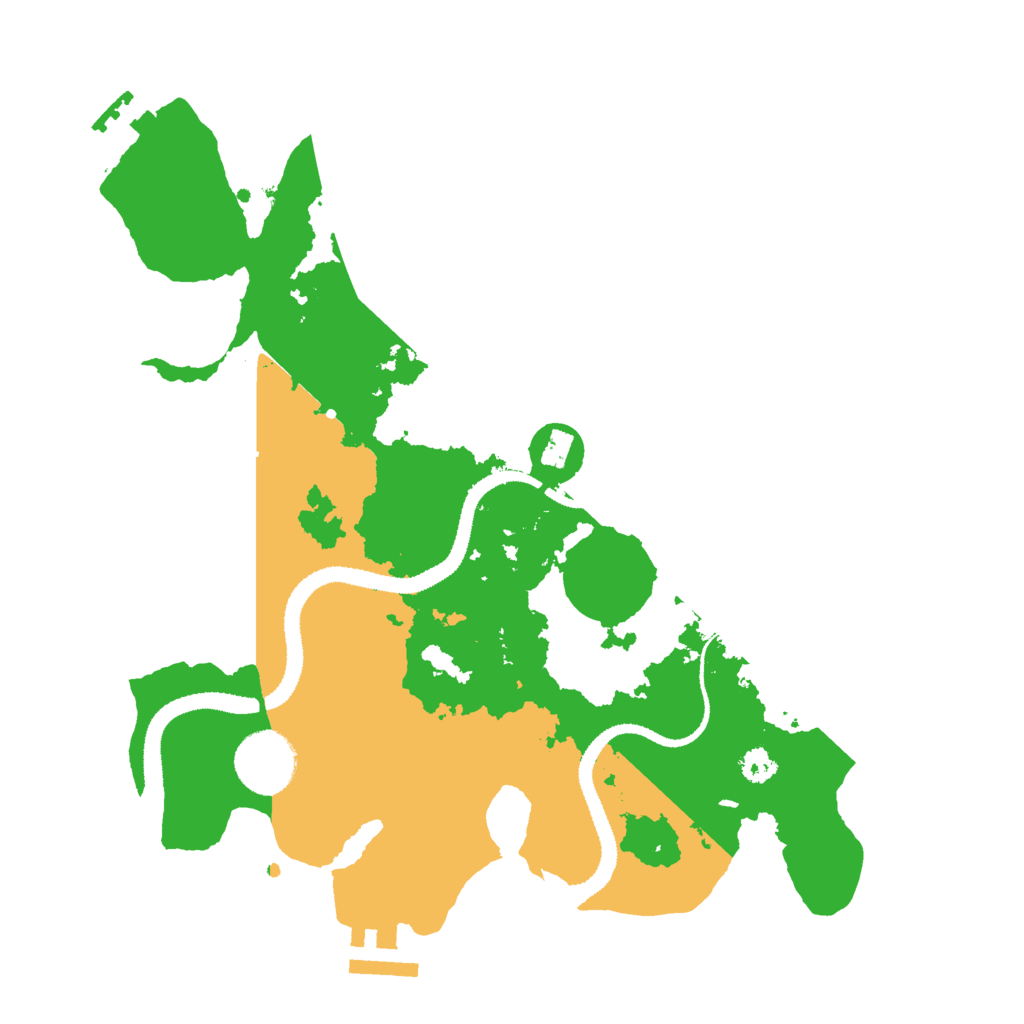 Biome Rust Map: Procedural Map, Size: 3000, Seed: 6895237