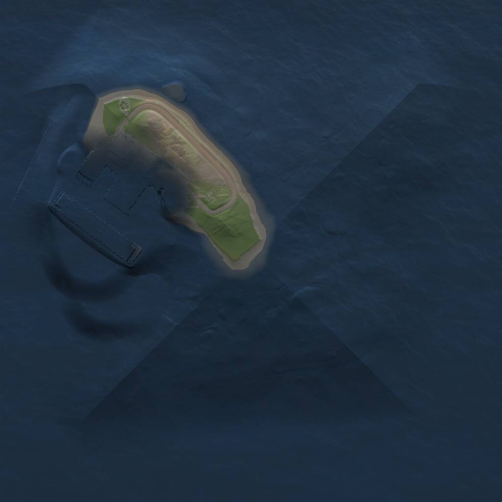 Rust Map: Procedural Map, Size: 1024, Seed: 49526, 2 Monuments