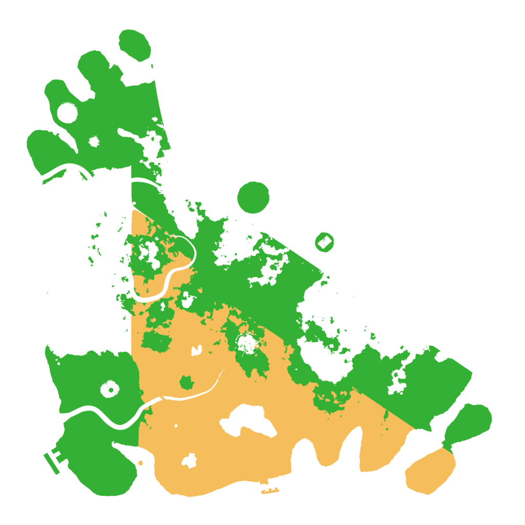 Biome Rust Map: Procedural Map, Size: 4500, Seed: 774137005