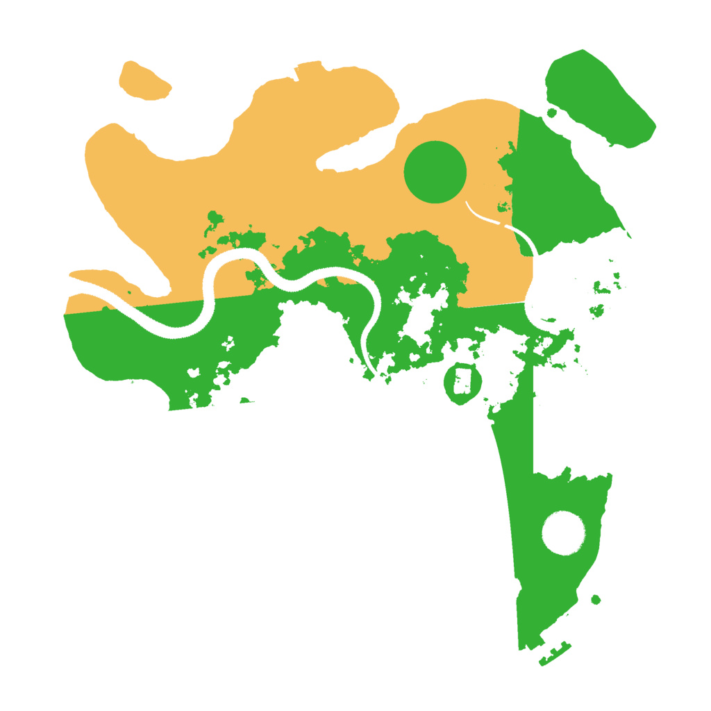 Biome Rust Map: Procedural Map, Size: 3000, Seed: 1322137322