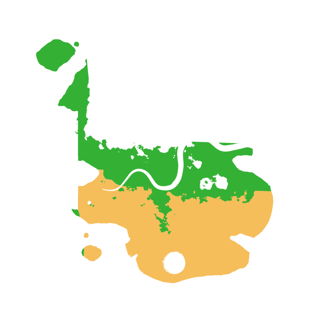 Biome Rust Map: Procedural Map, Size: 2500, Seed: 2136856534