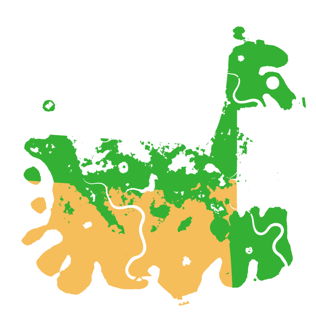 Biome Rust Map: Procedural Map, Size: 4500, Seed: 35221741
