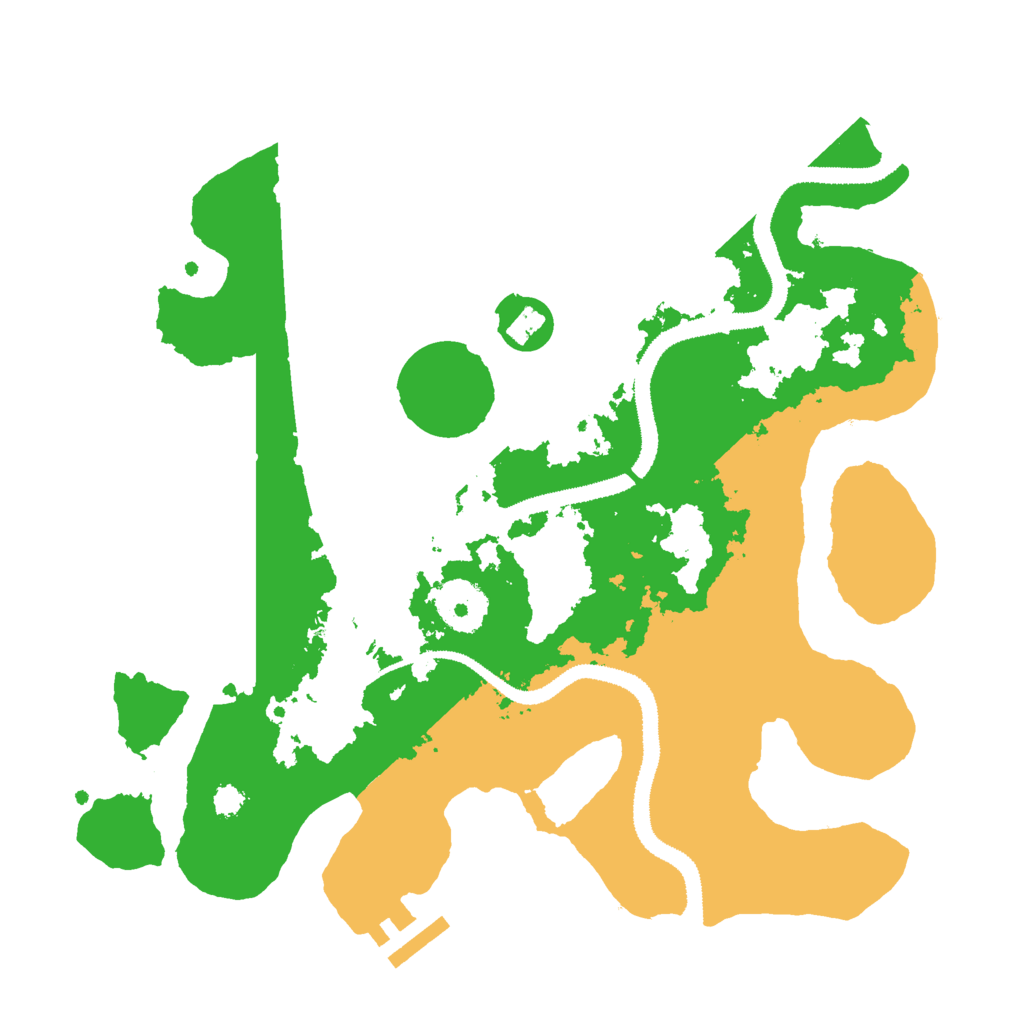 Biome Rust Map: Procedural Map, Size: 3000, Seed: 1594137223