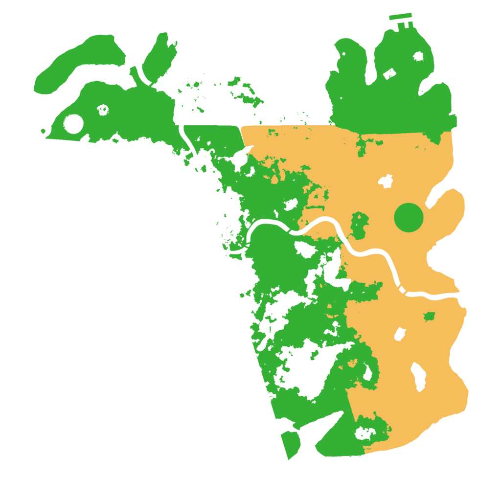 Biome Rust Map: Procedural Map, Size: 4500, Seed: 2002153609