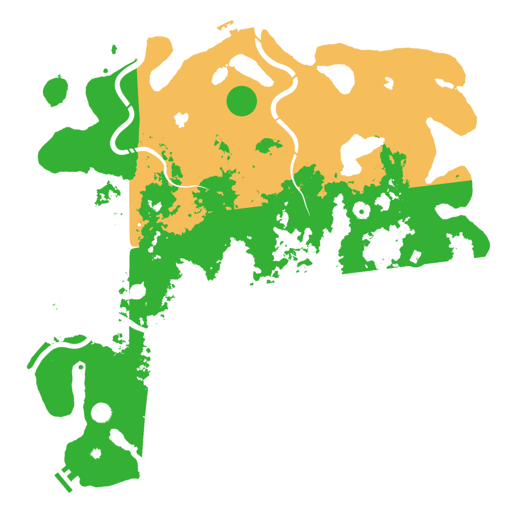 Biome Rust Map: Procedural Map, Size: 4500, Seed: 1007889843